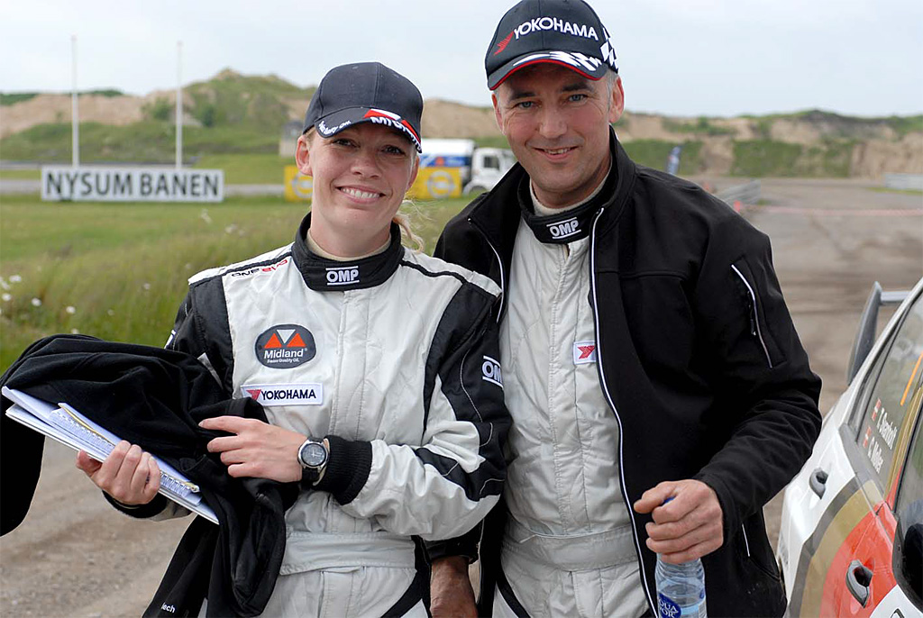 Carina Møller og Tim Svanholt var godt trætte efter den nordjyske DM-runde, men ovenud tilfredse, og med en samlet andenplads er de stadig med i toppen af DM-opgøret